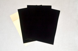 Self Adhesive Flocking sheets (Black A4 Size x 4 sheets)